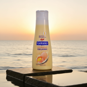 شامپو گلرنگ پروتئینی تخم‌مرغ